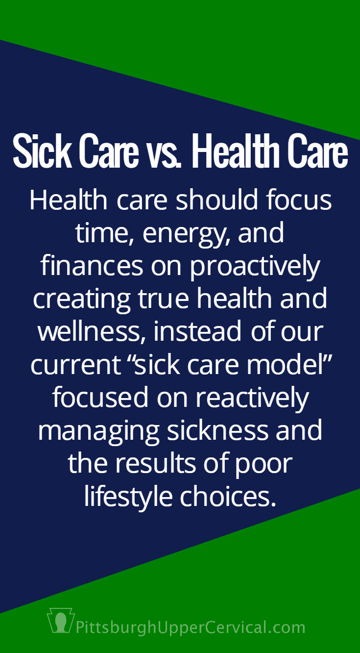 Learn the difference between sick care and health care, why health insurance is not really for health care, and how to be proactive with your health.
